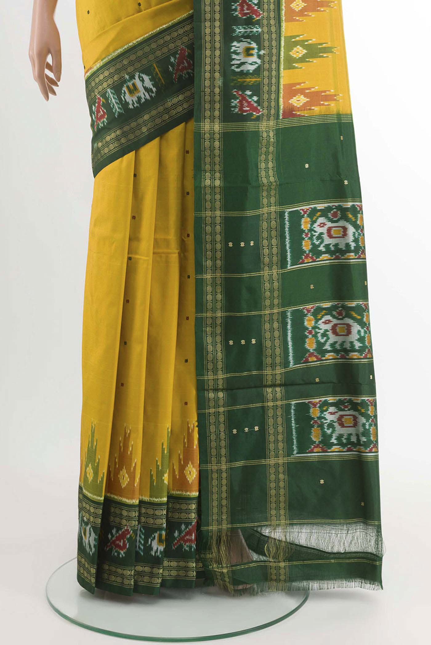 pleats pallu
