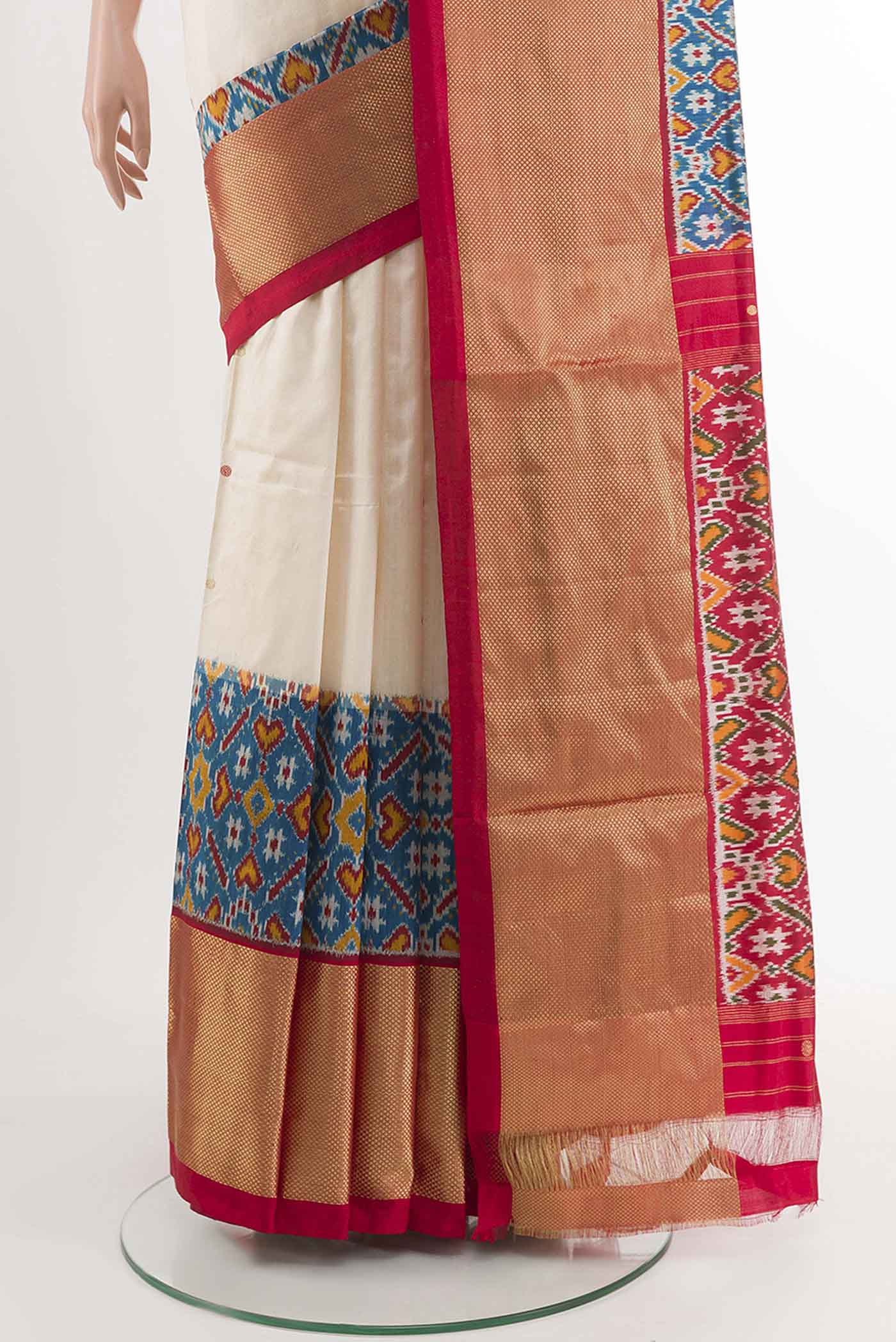 pleats pallu