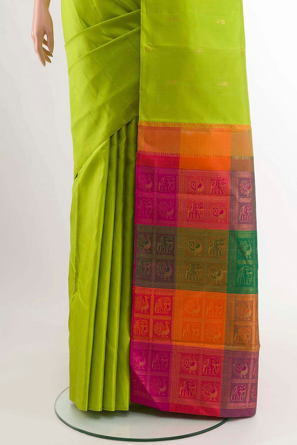 pleats pallu