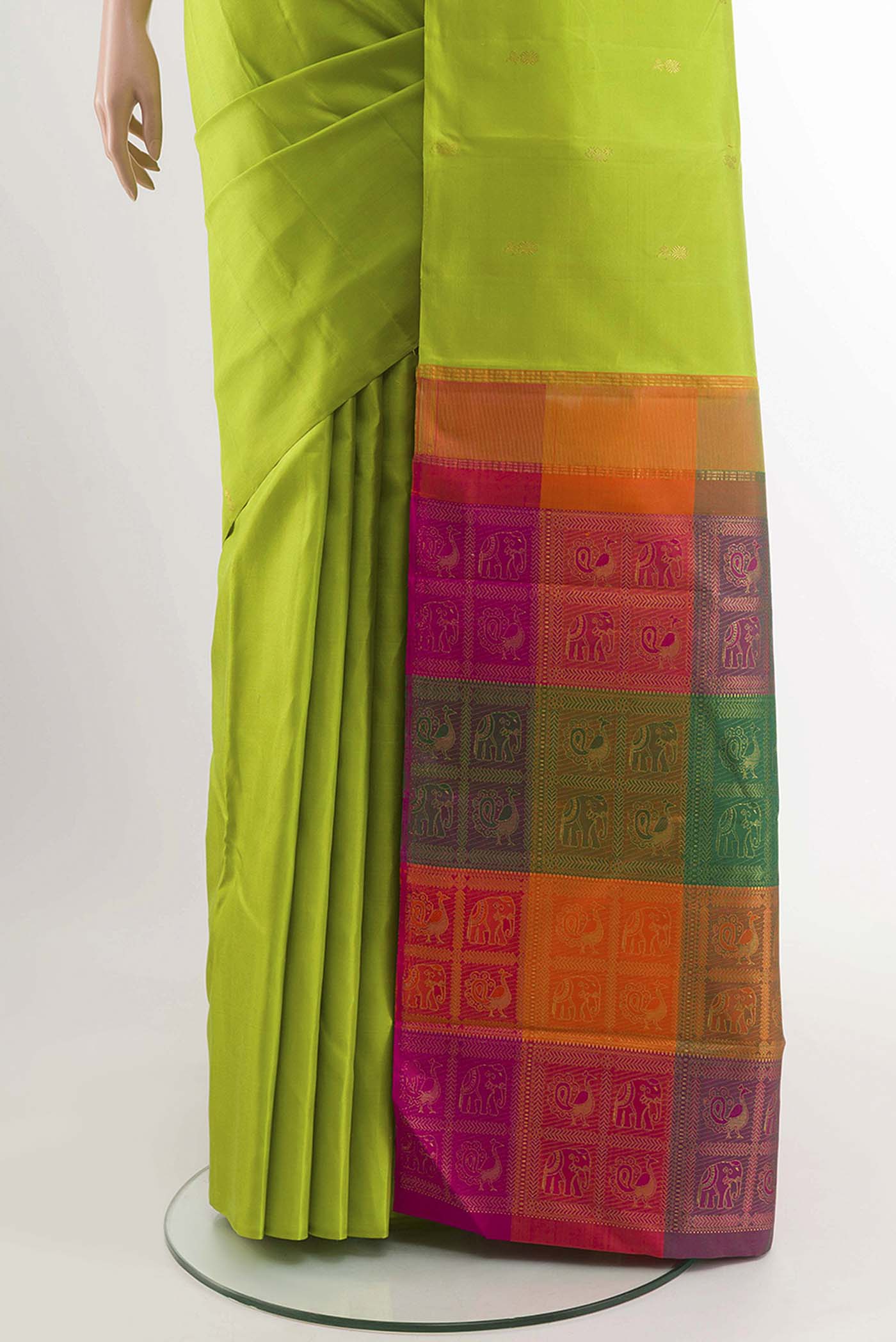 pleats pallu