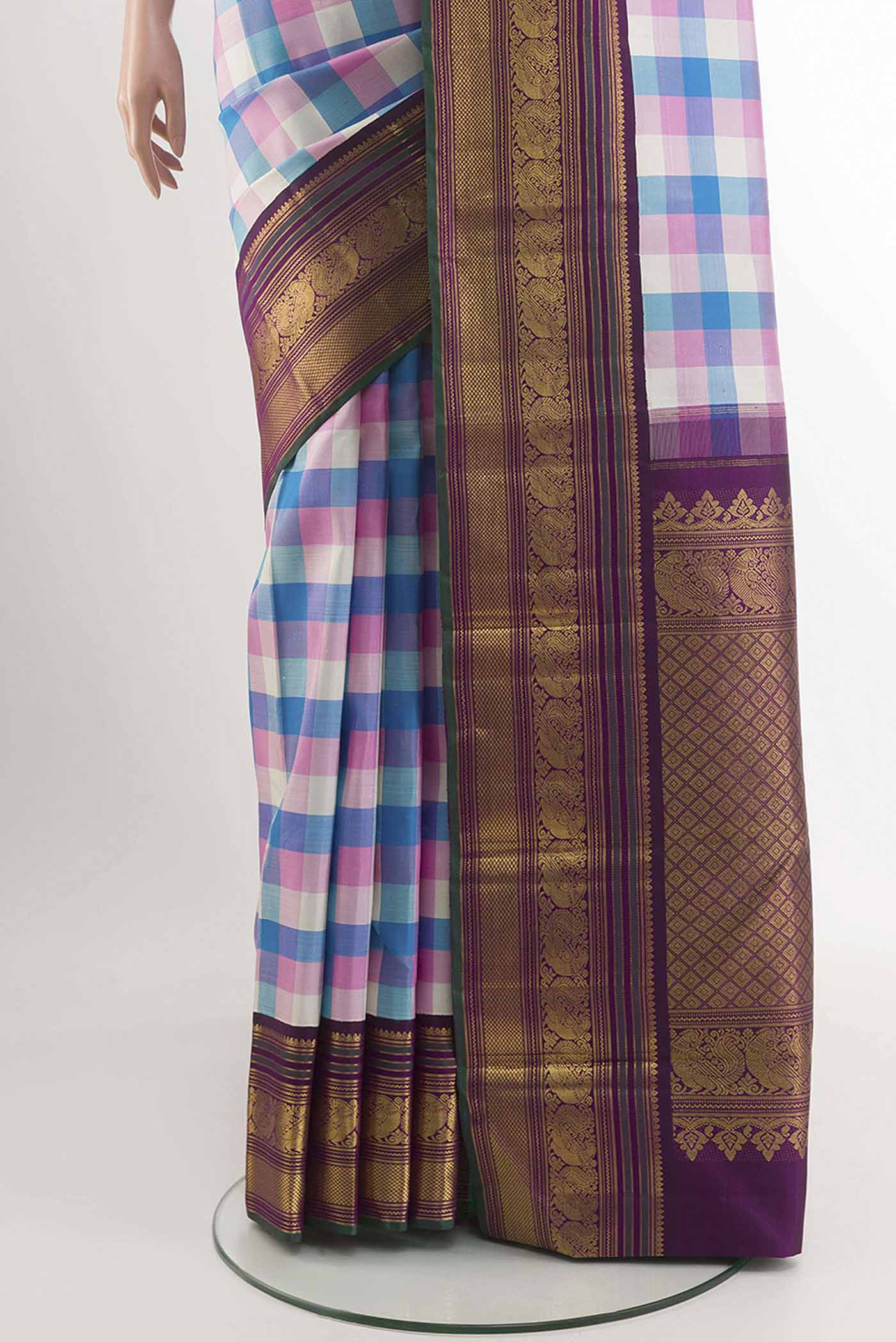 pleats pallu