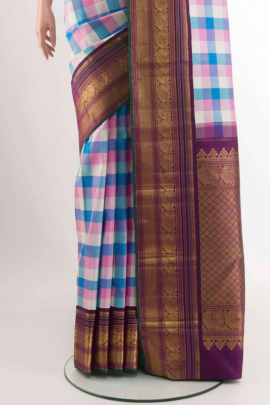 pleats pallu