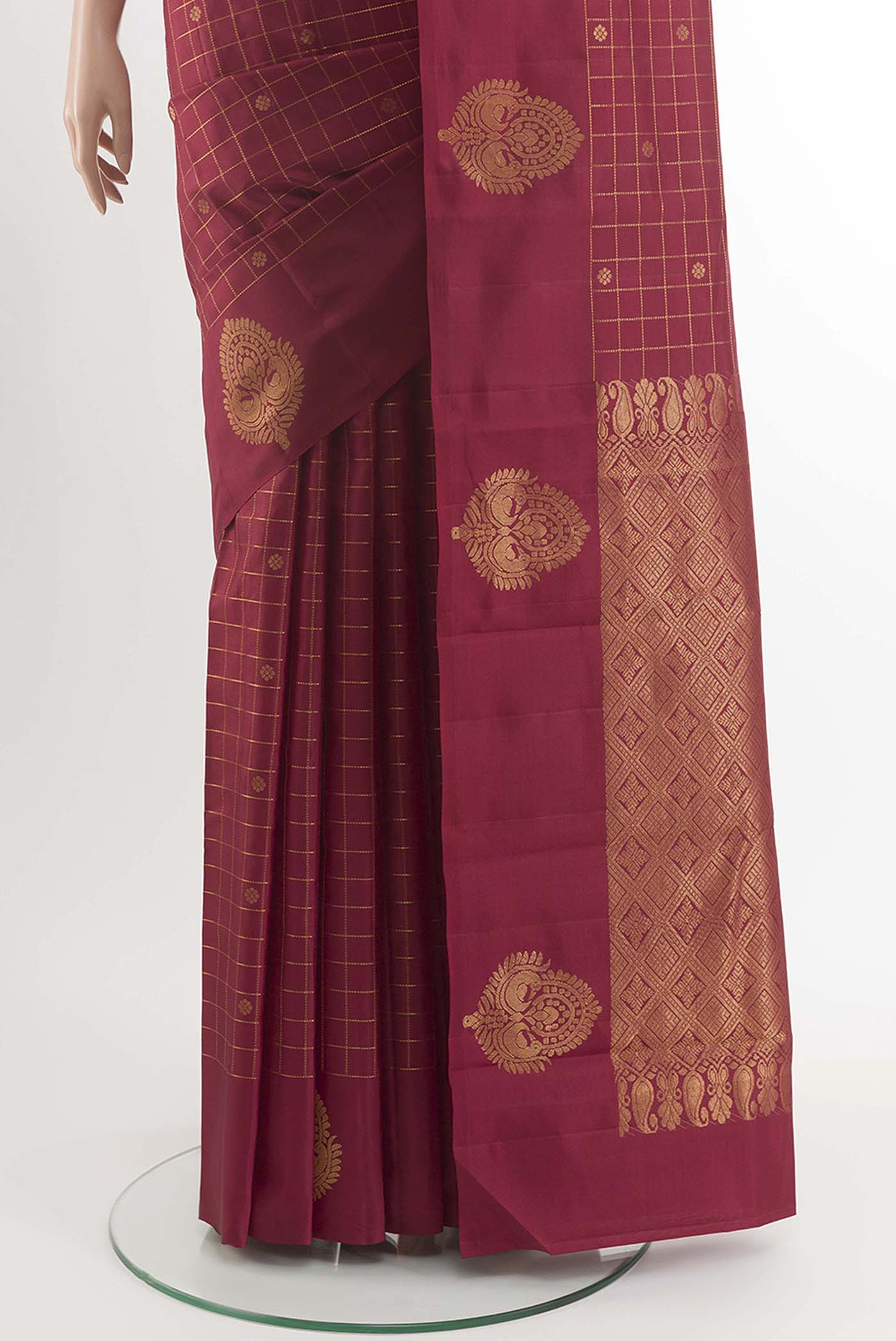 pleats pallu