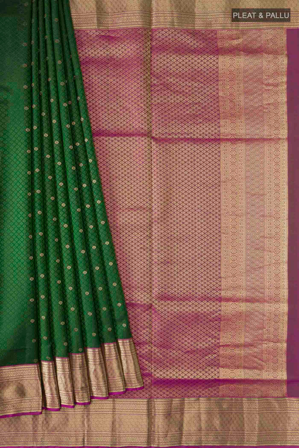 pleats pallu