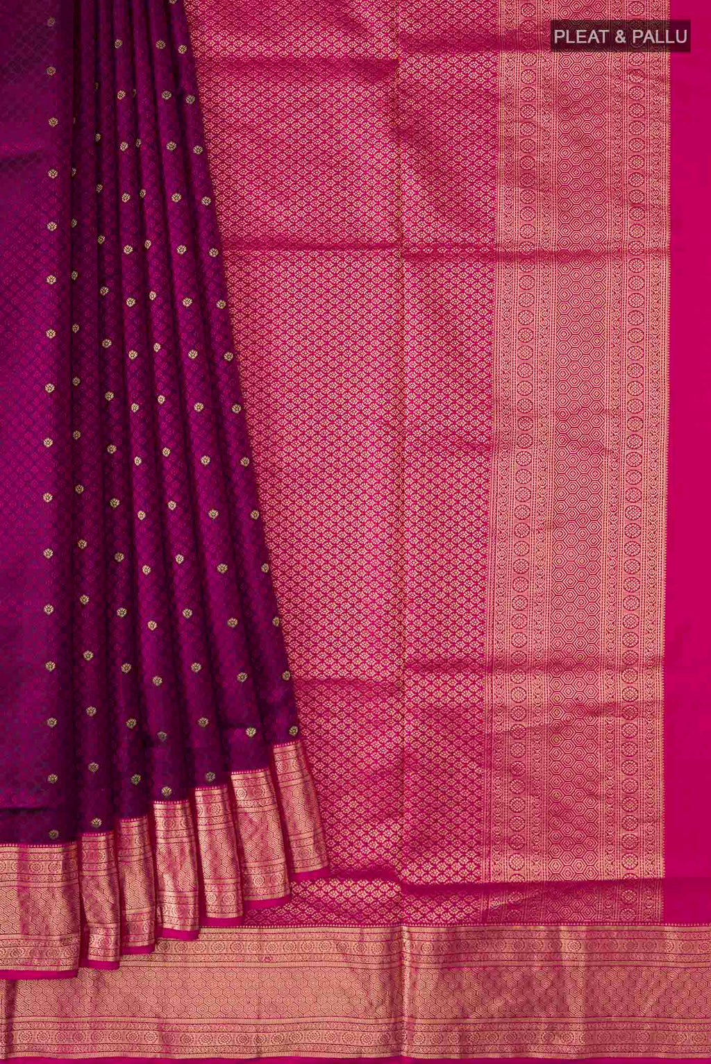 pleats pallu