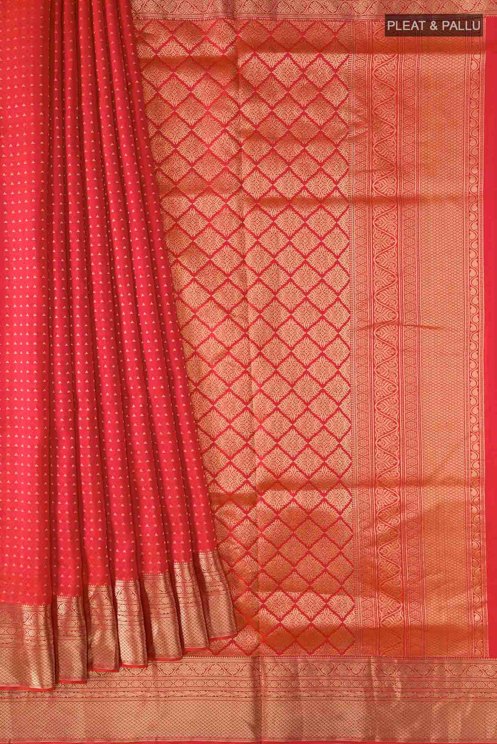 pleats pallu