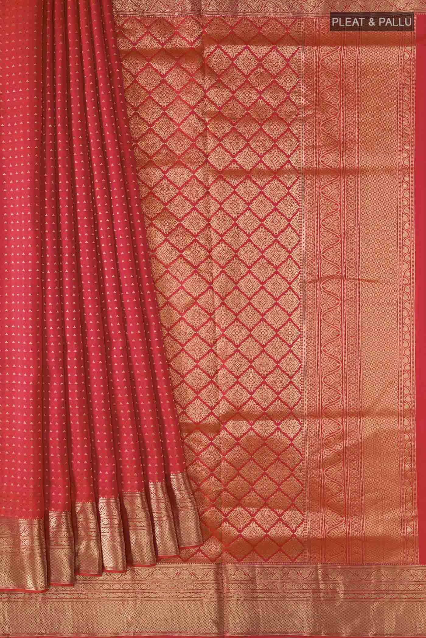 pleats pallu