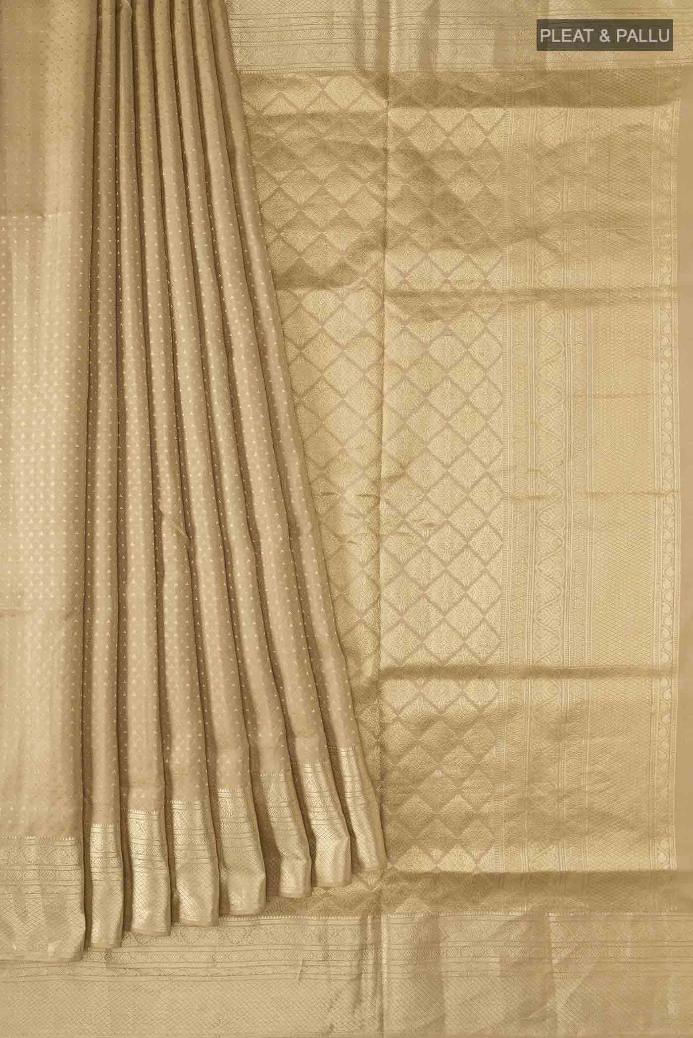 pleats pallu