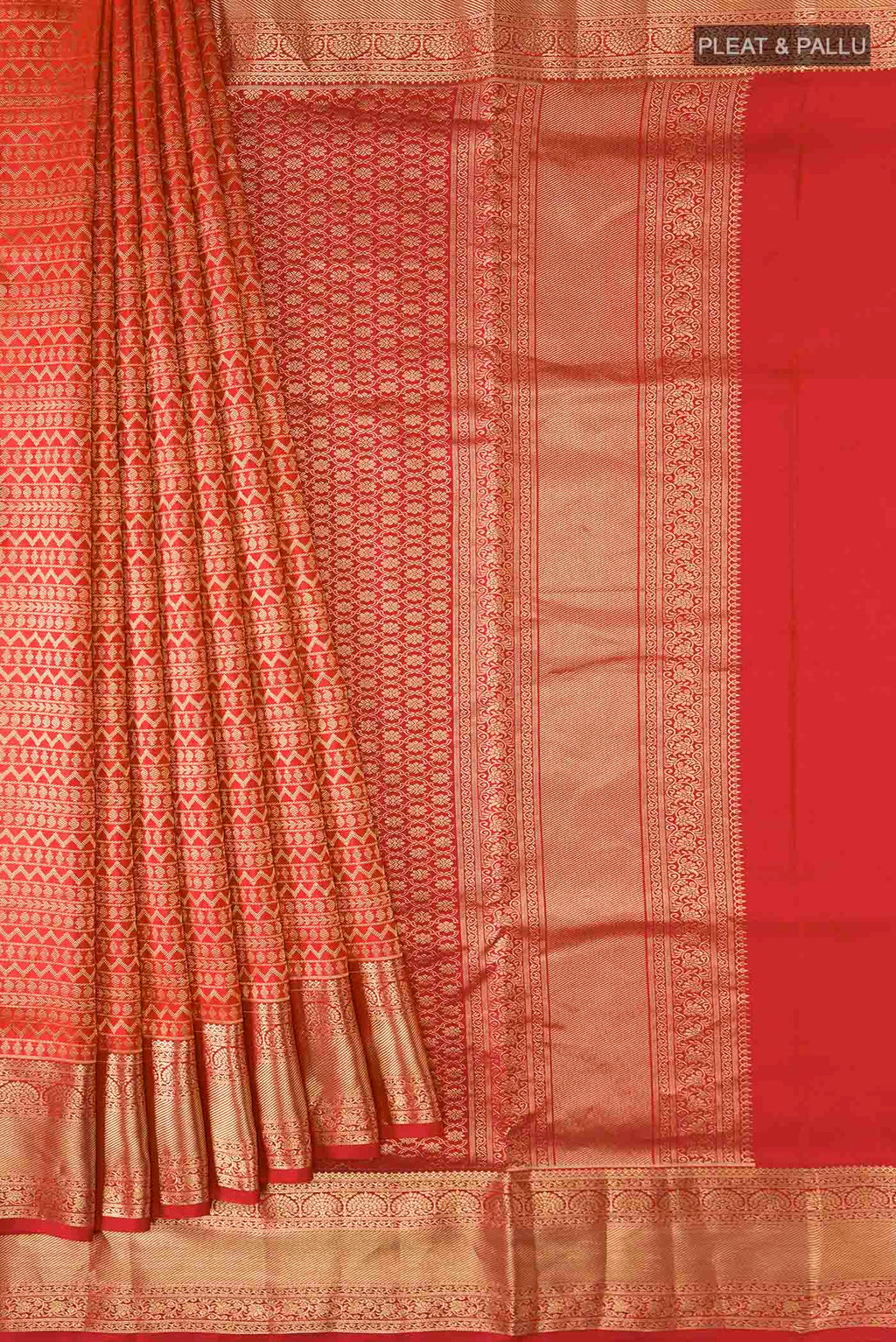 pleats pallu