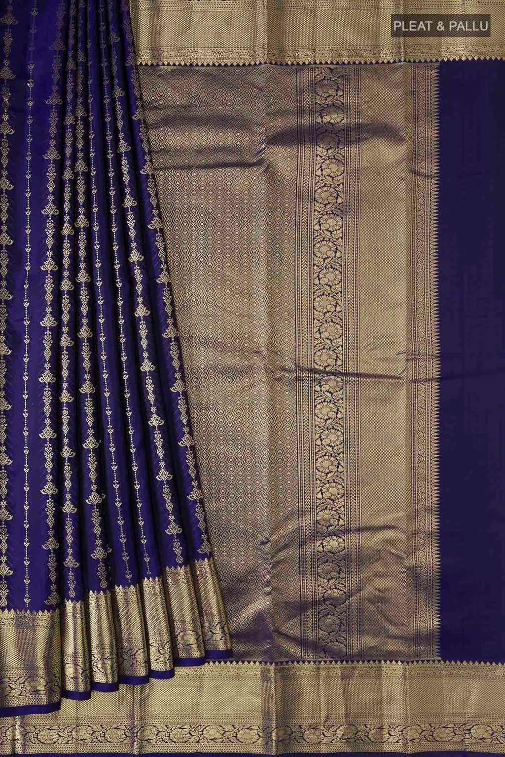 pleats pallu
