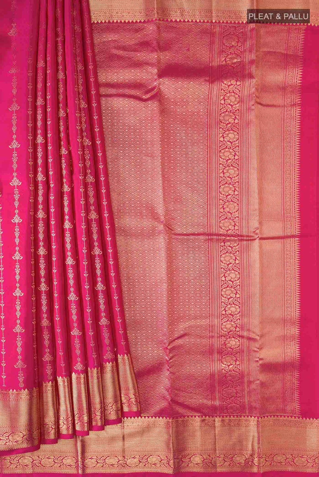 pleats pallu