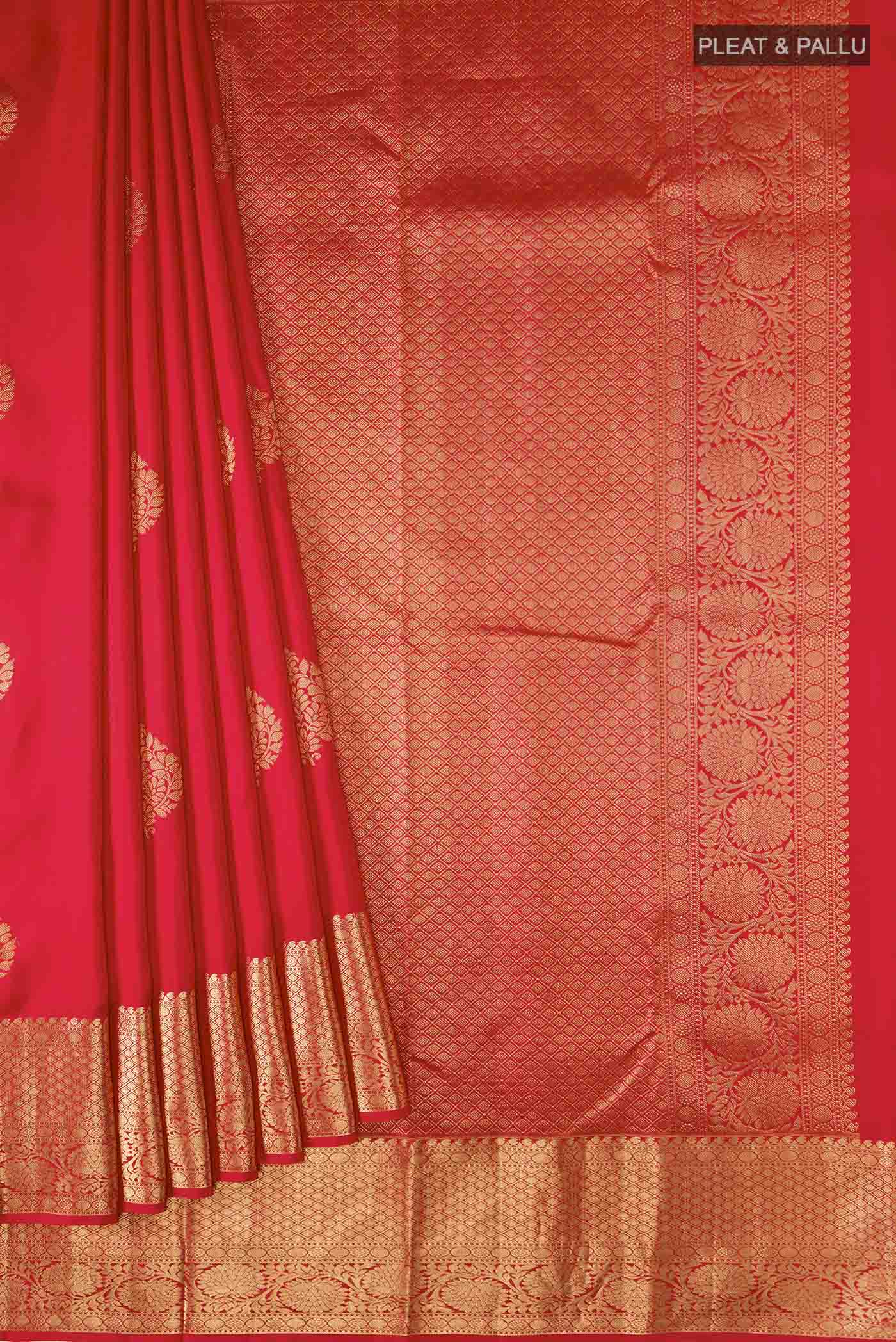 pleats pallu
