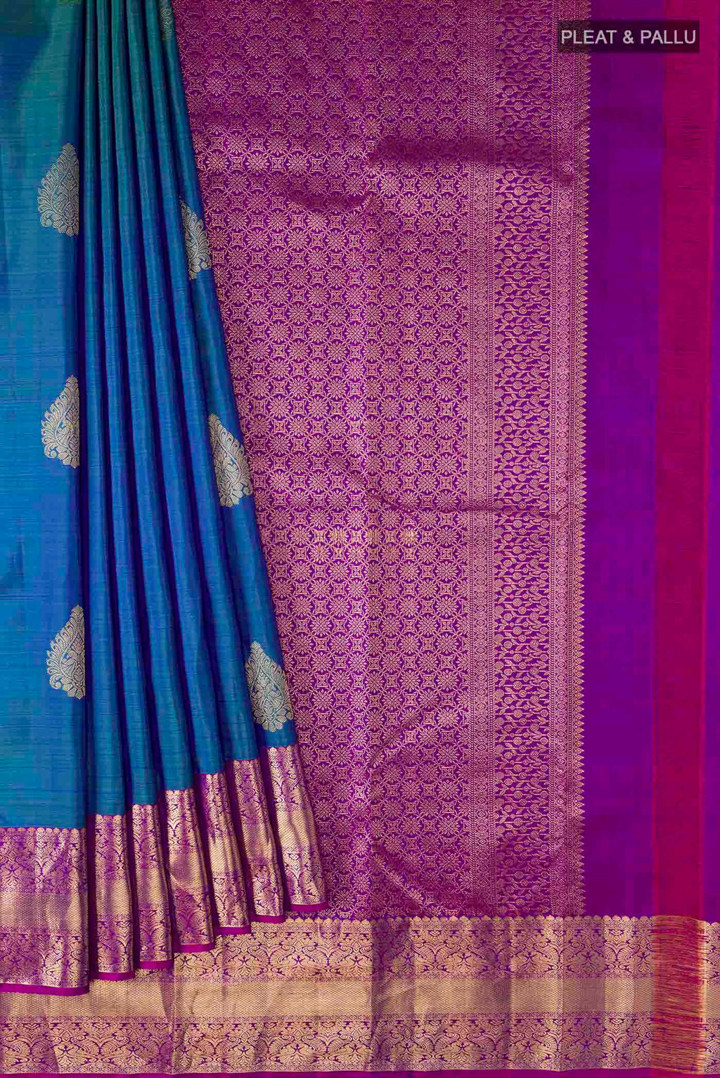 pleats pallu