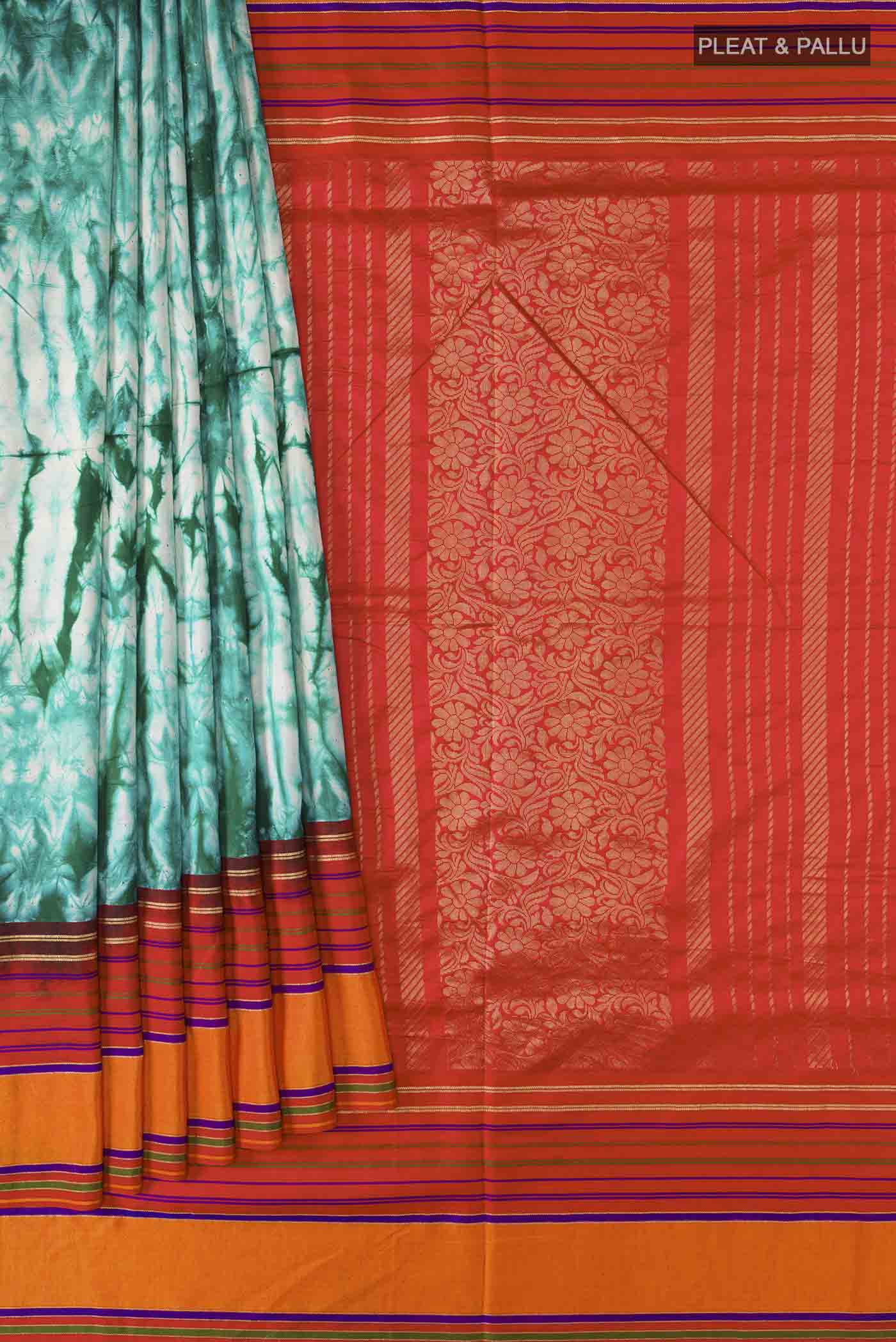 pleats pallu