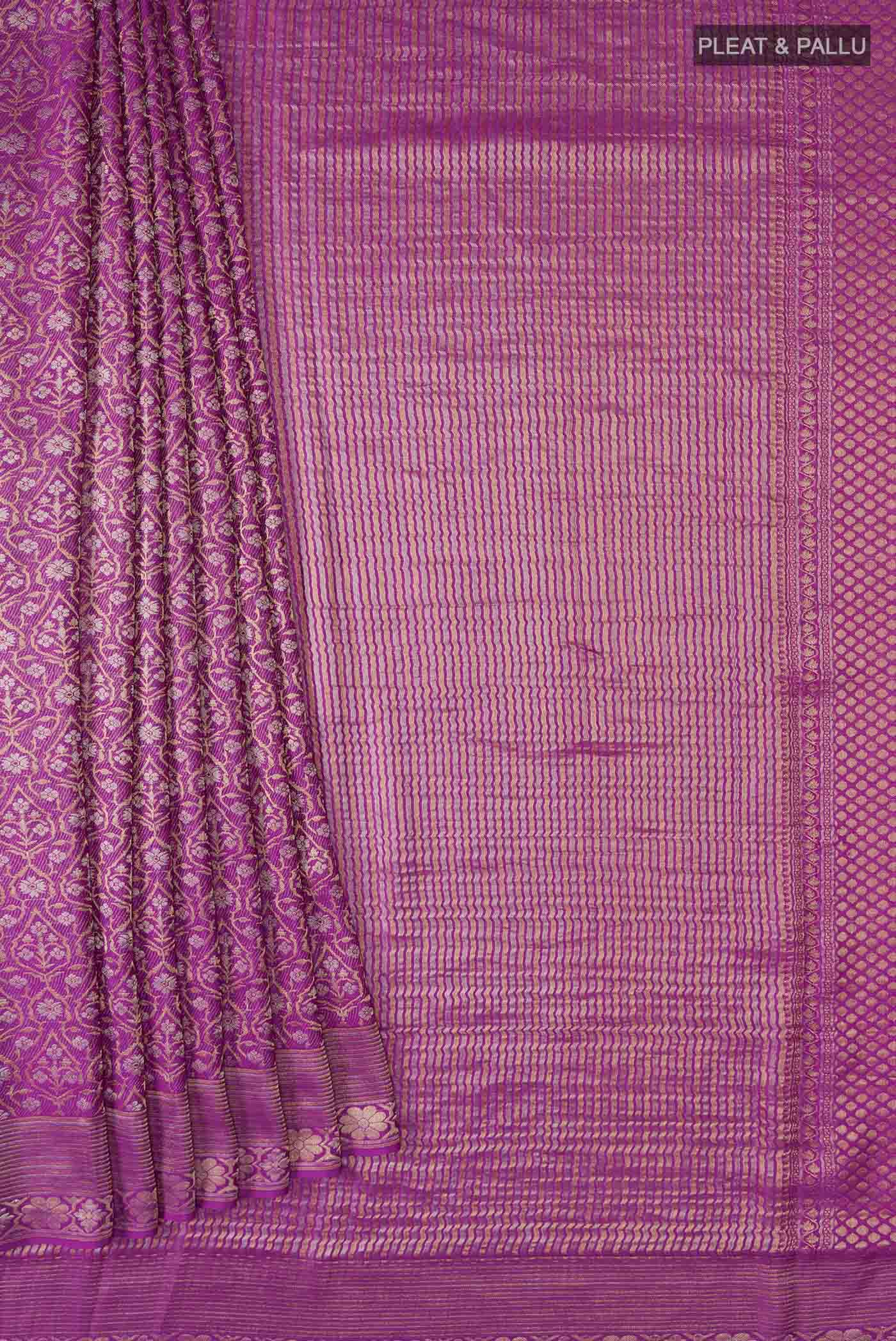 pleats pallu