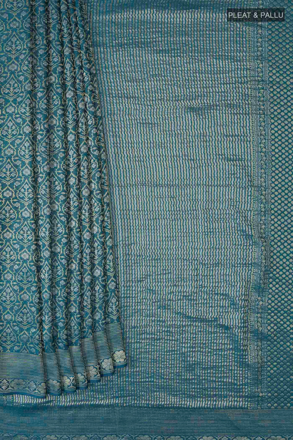 pleats pallu