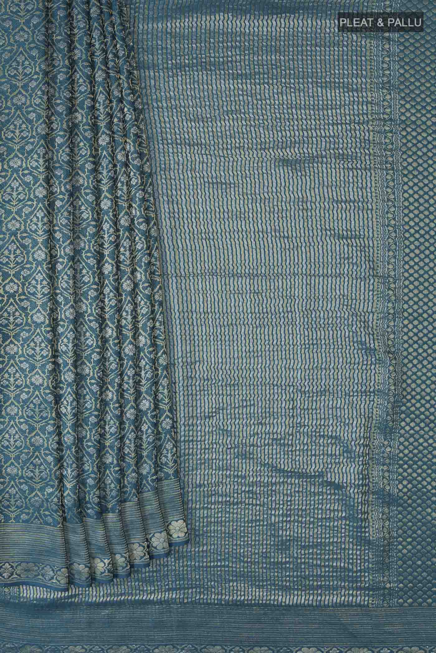 pleats pallu