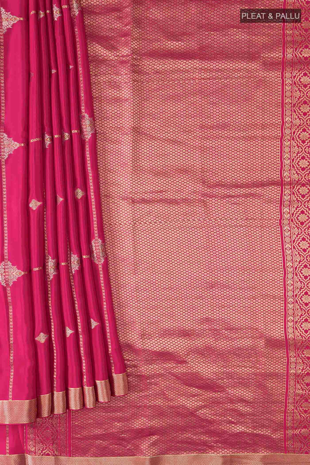 pleats pallu
