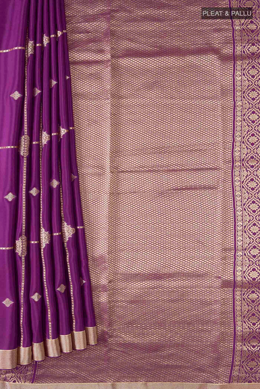 pleats pallu