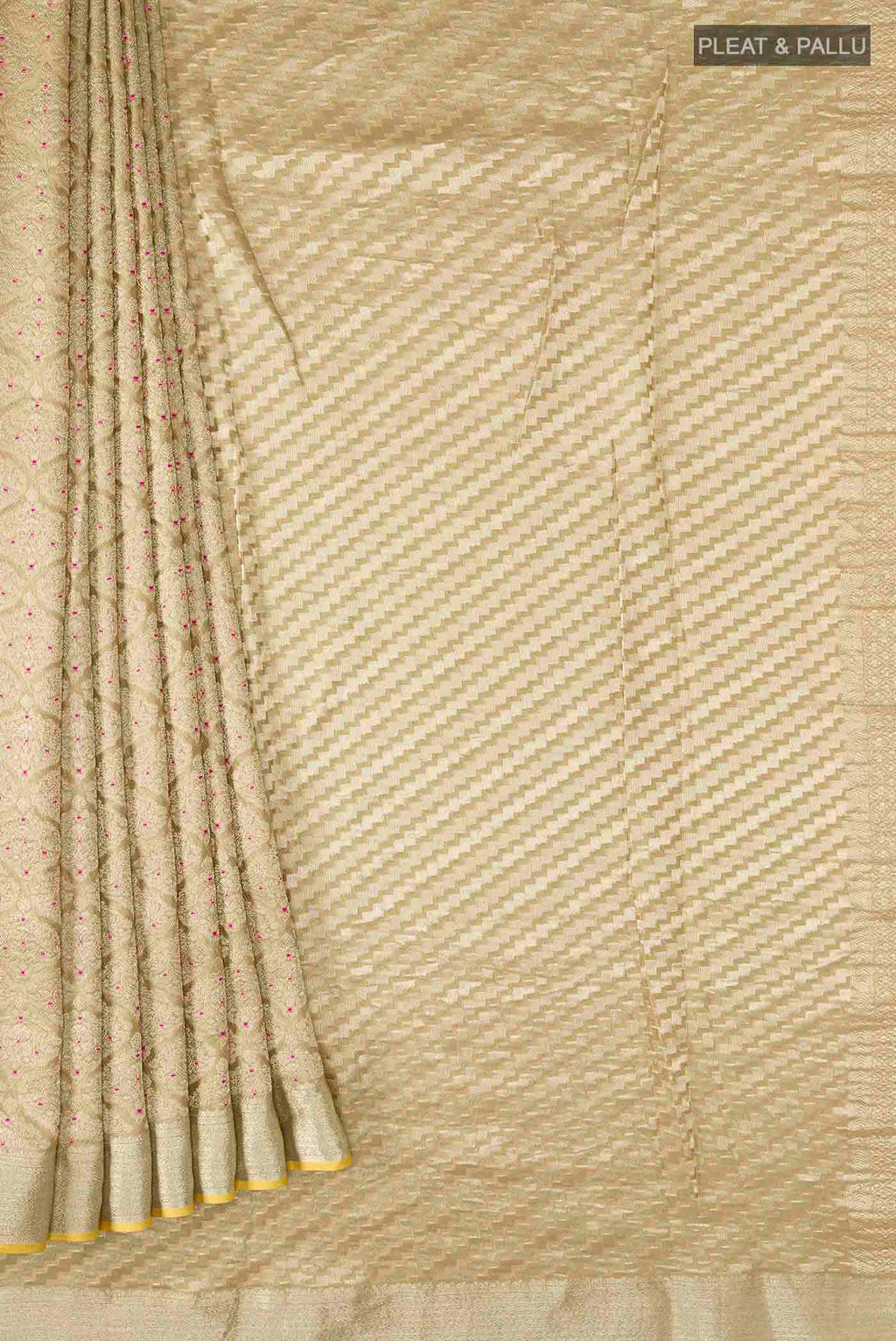 pleats pallu