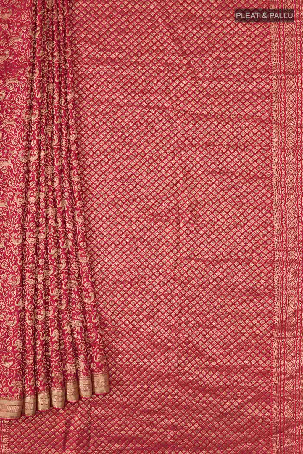 pleats pallu