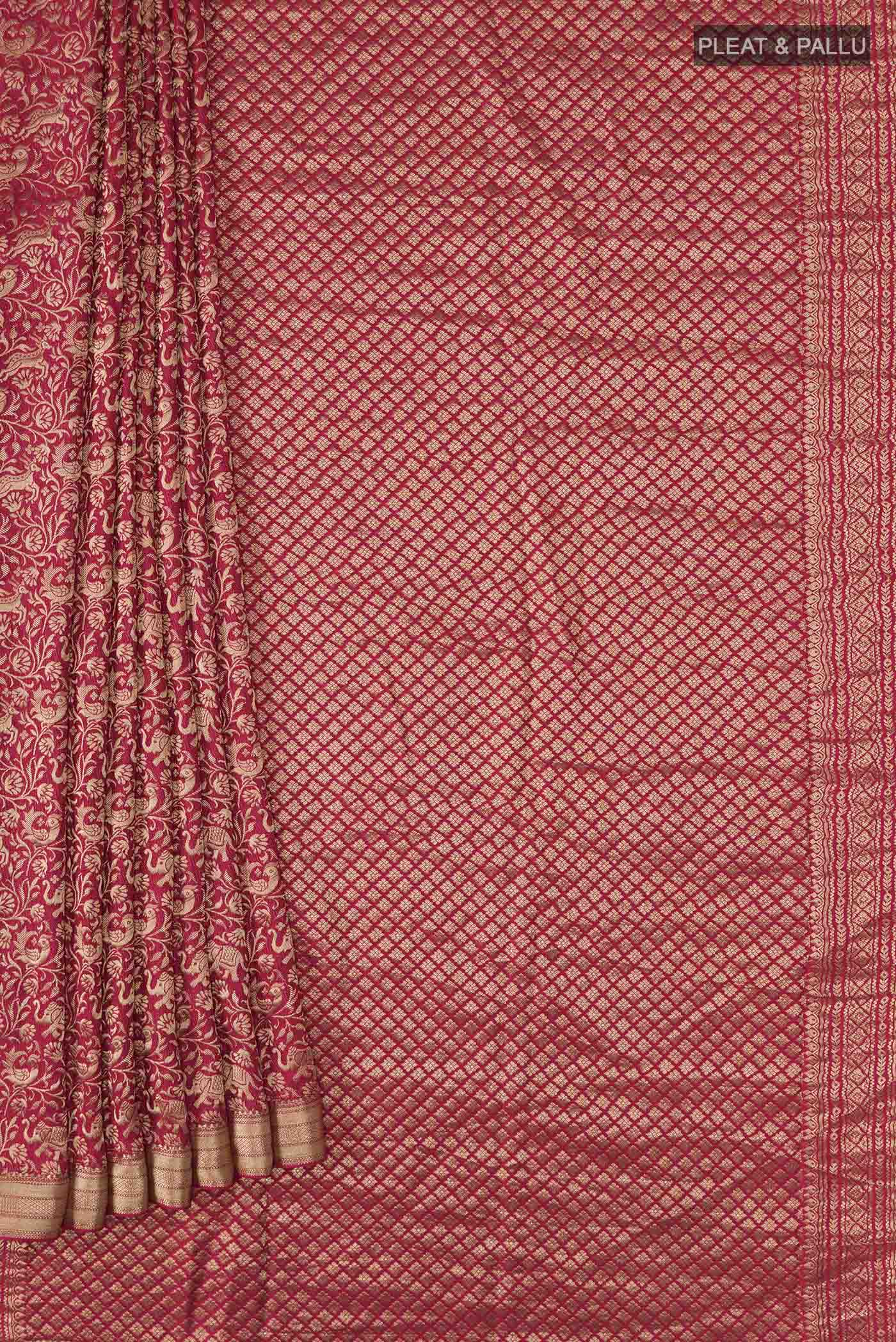 pleats pallu
