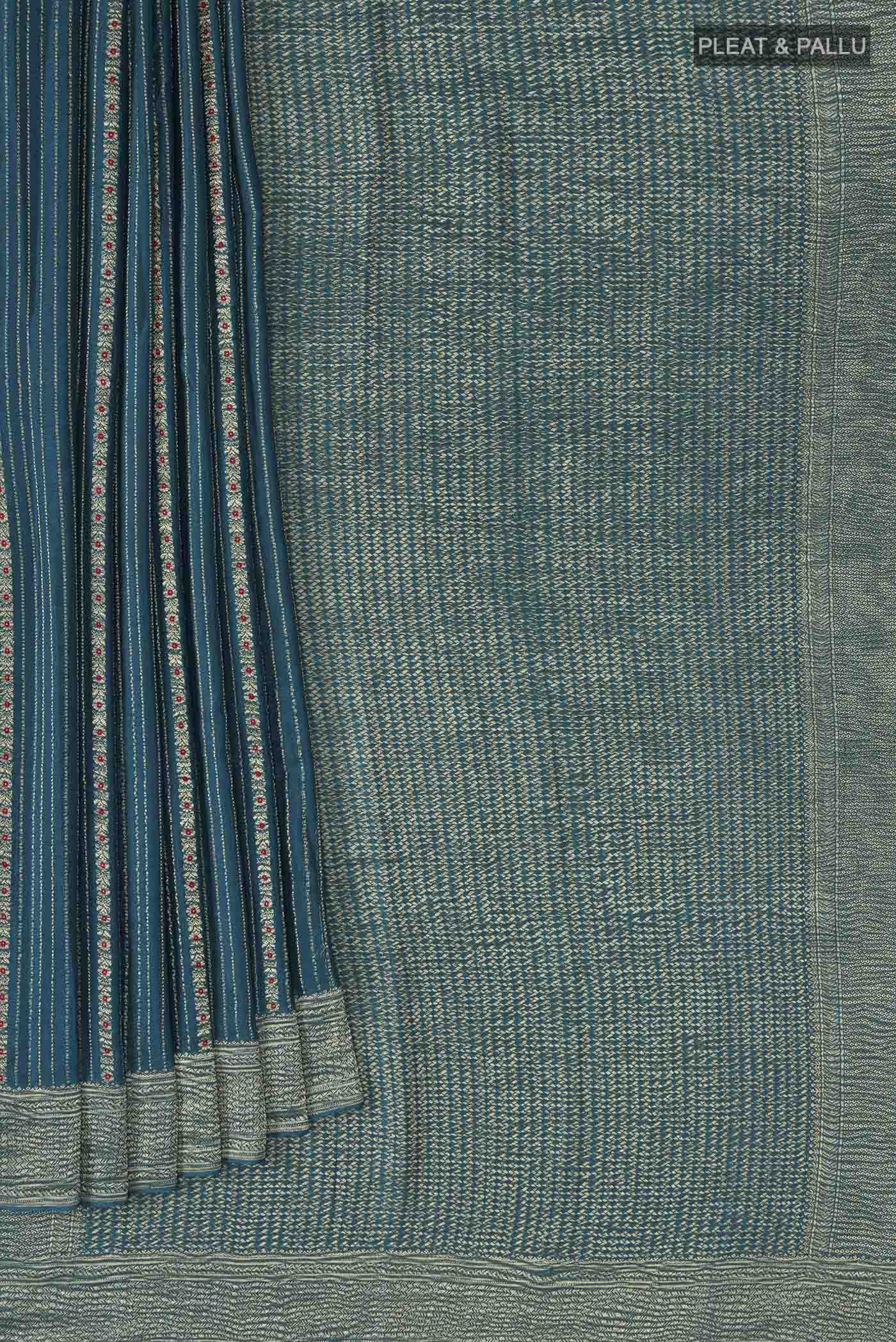 pleats pallu