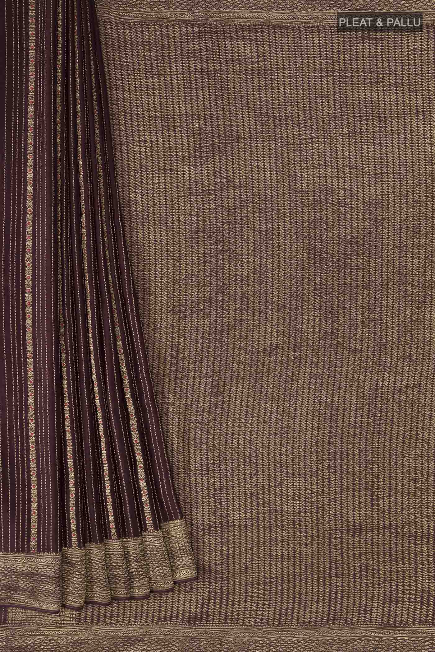 pleats pallu