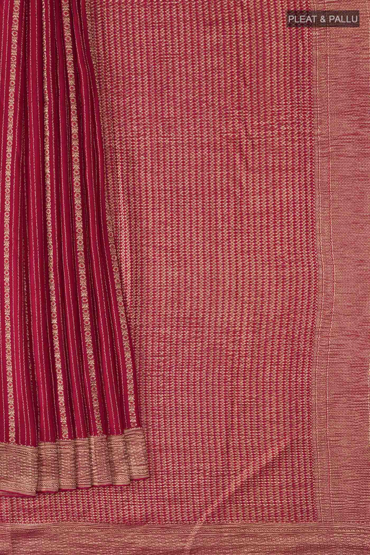 pleats pallu
