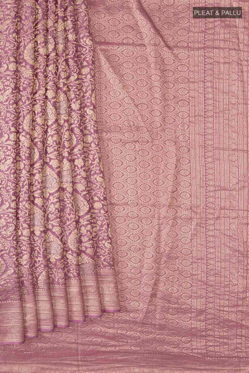 pleats pallu