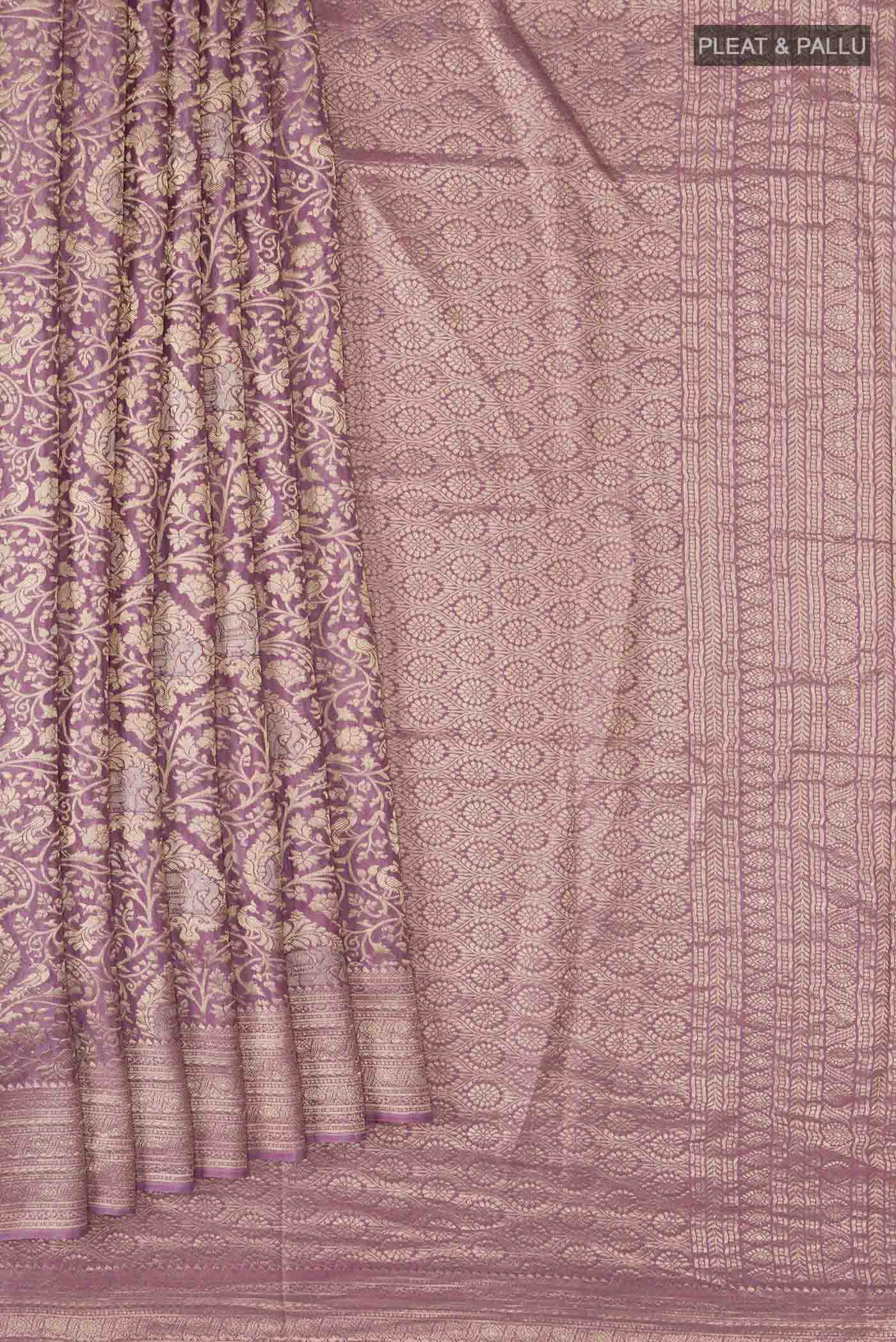 pleats pallu