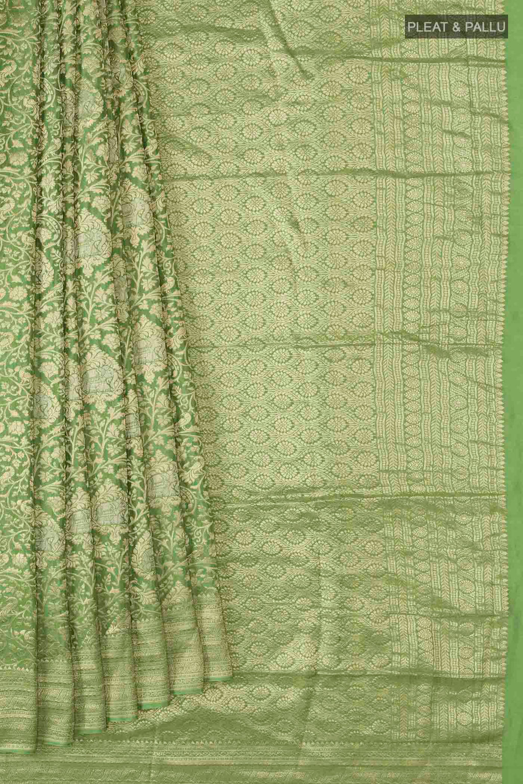 pleats pallu