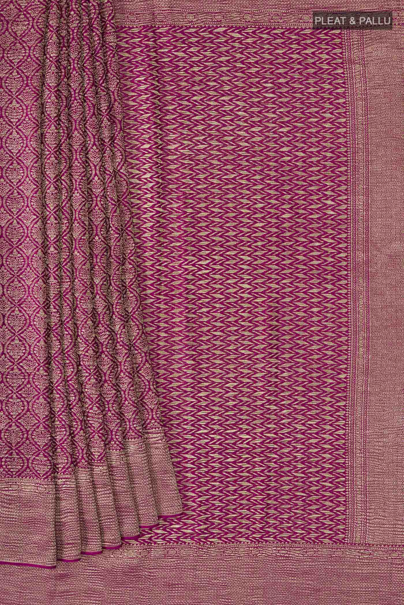 pleats pallu