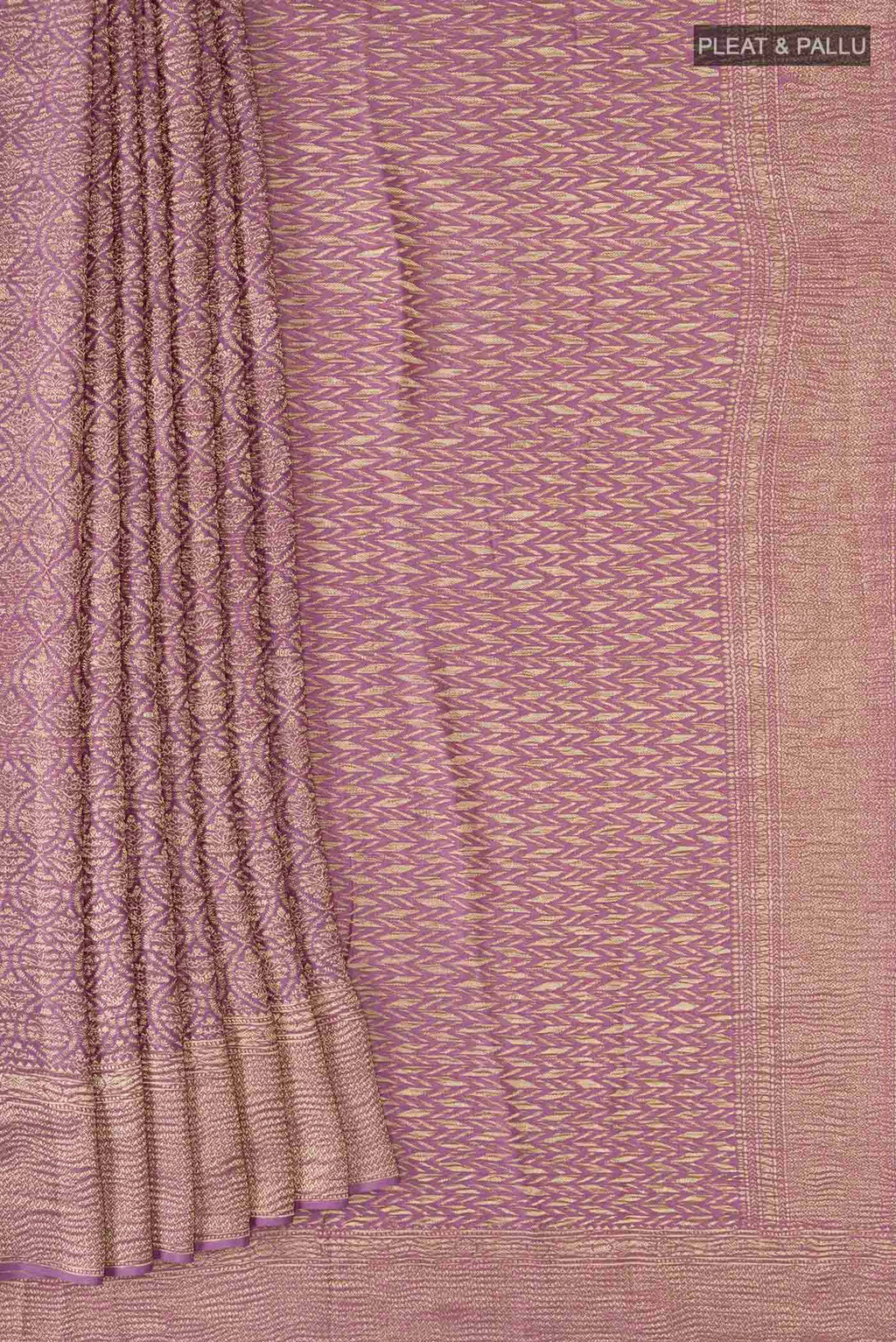 pleats pallu