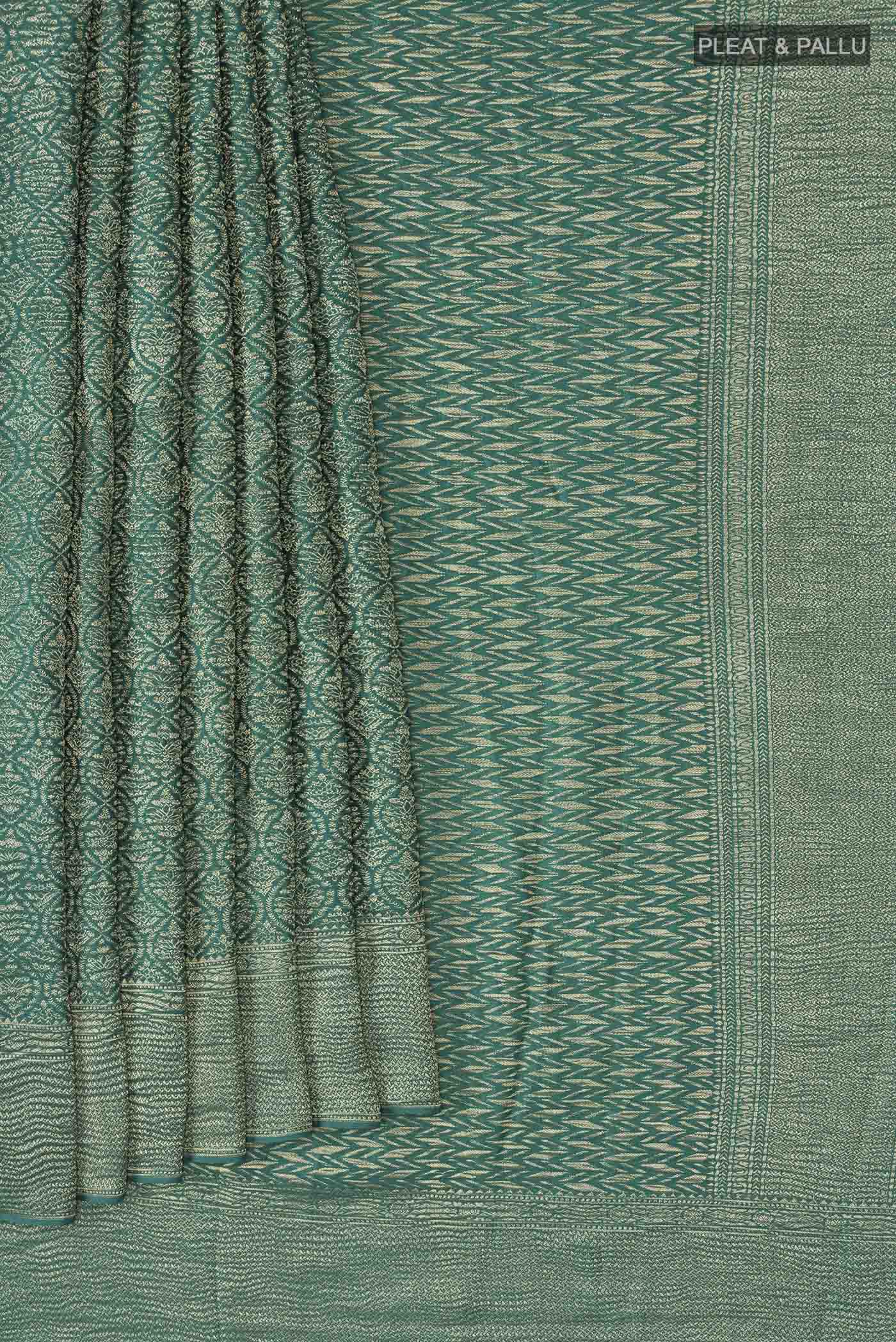 pleats pallu