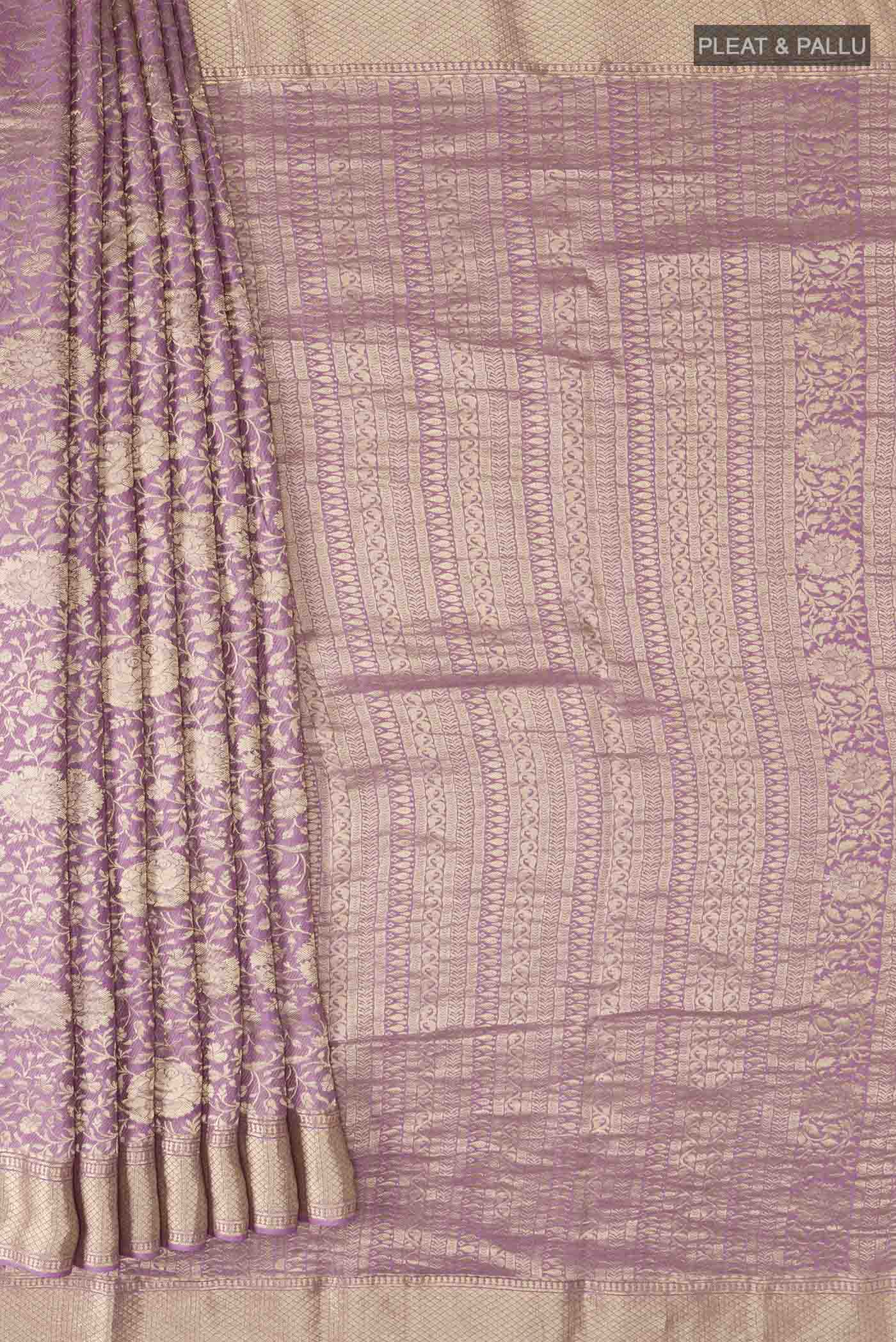 pleats pallu