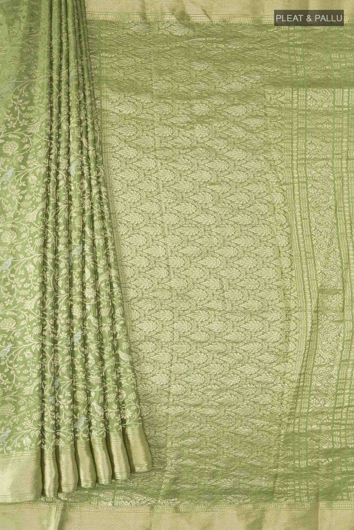 pleats pallu