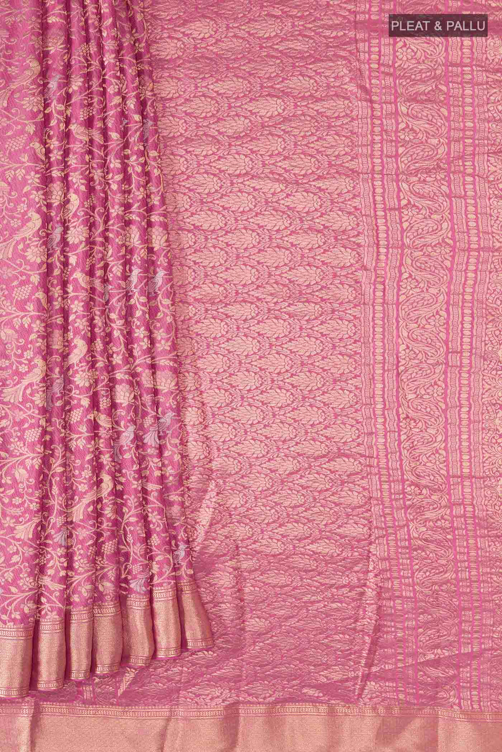pleats pallu