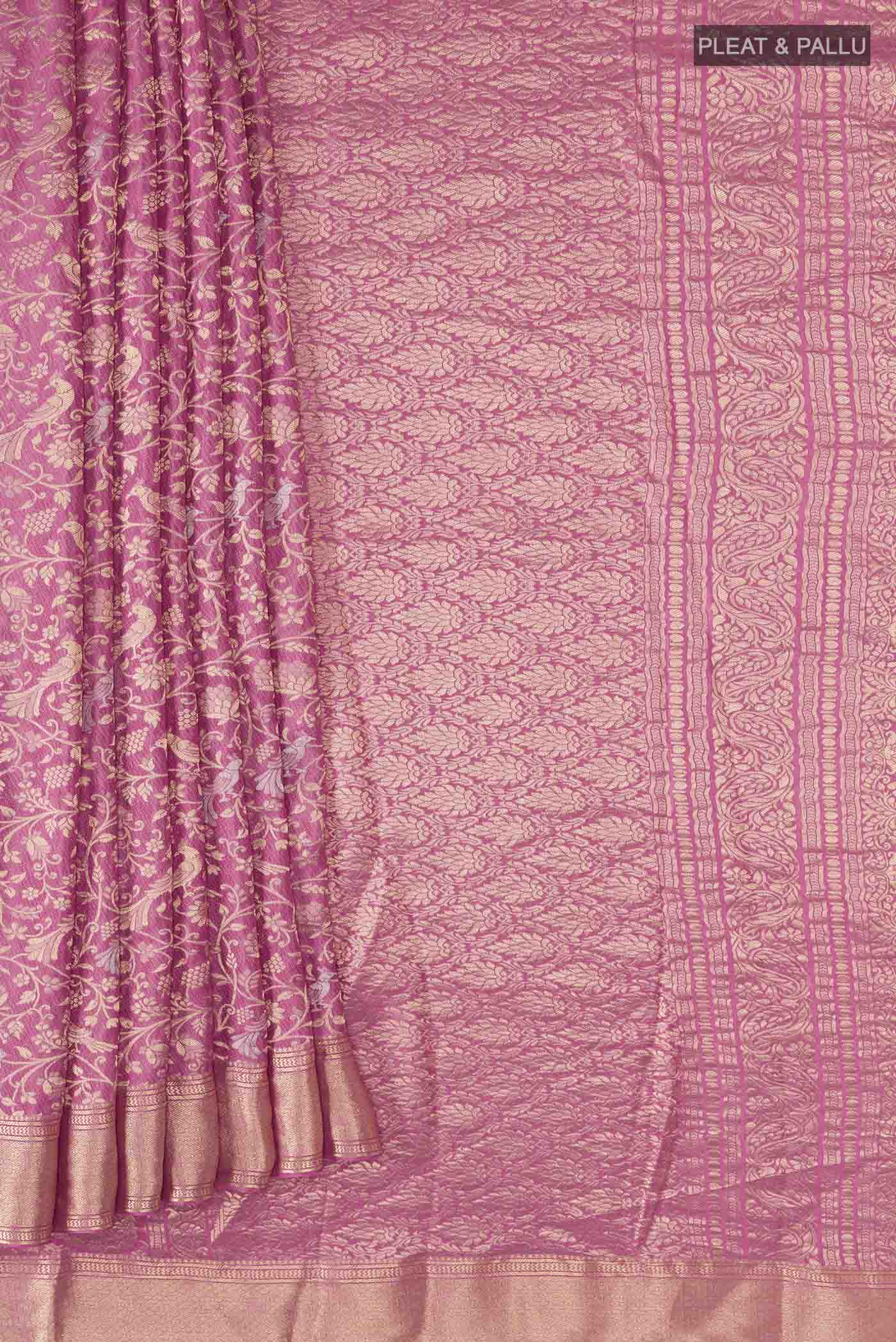 pleats pallu