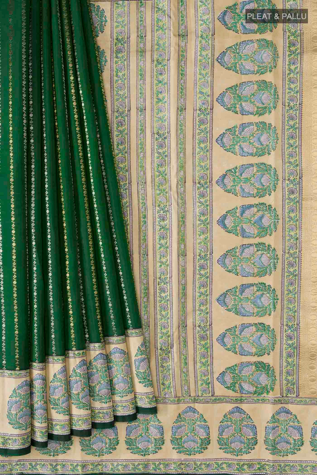 pleats pallu
