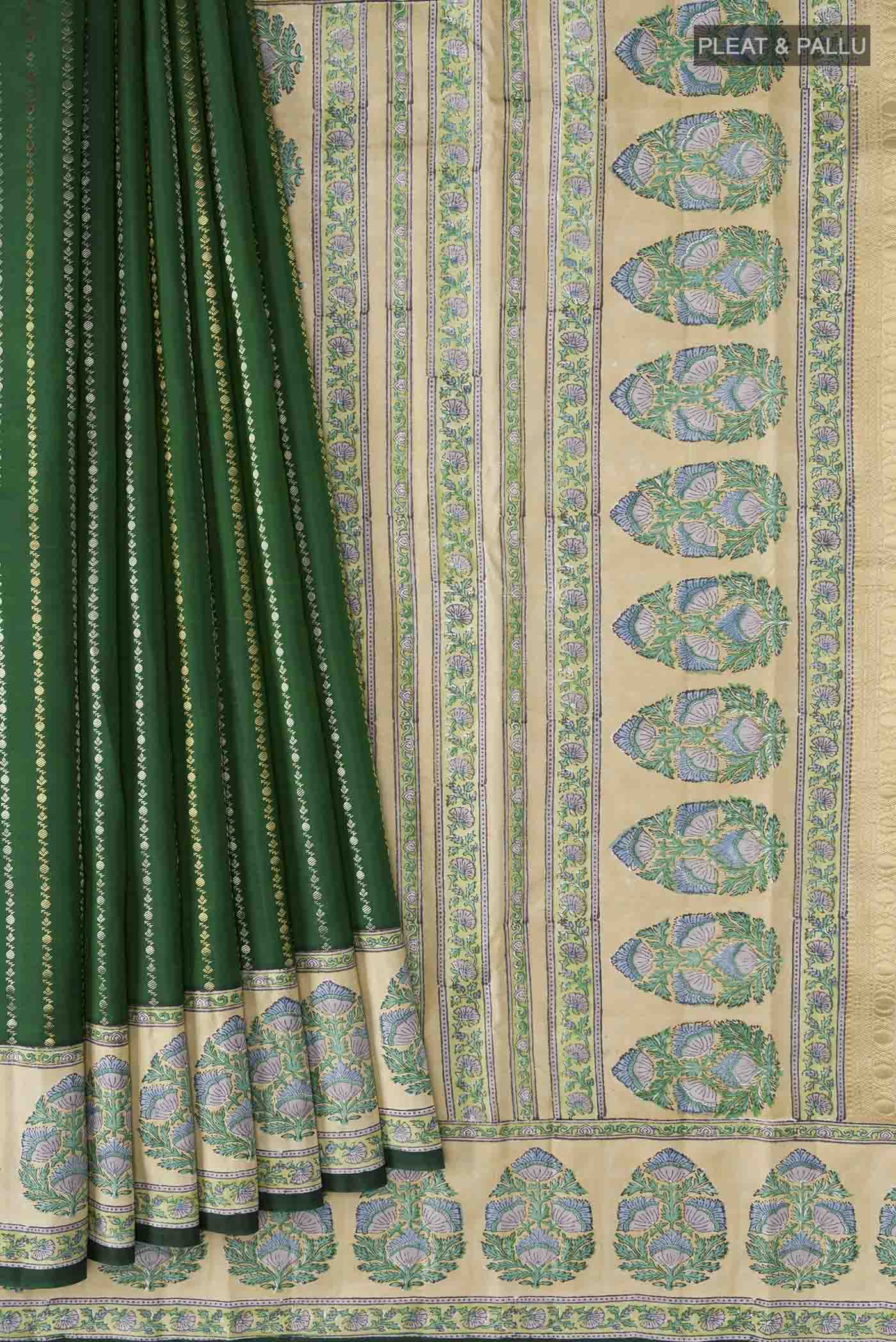 pleats pallu