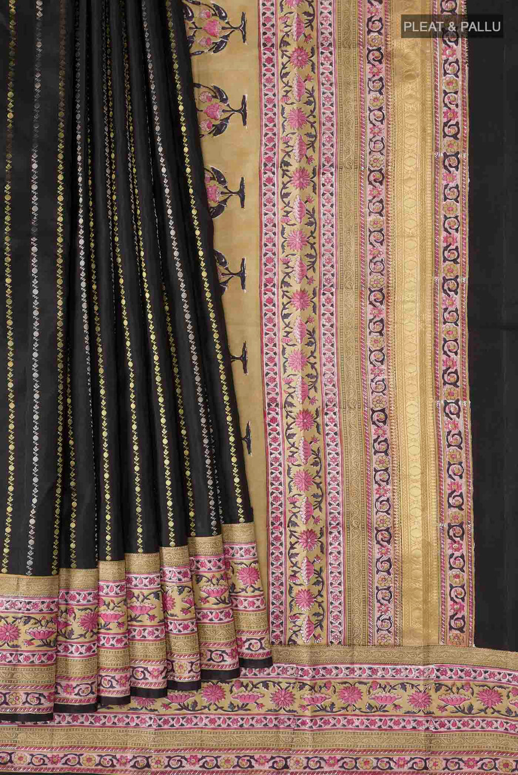 pleats pallu