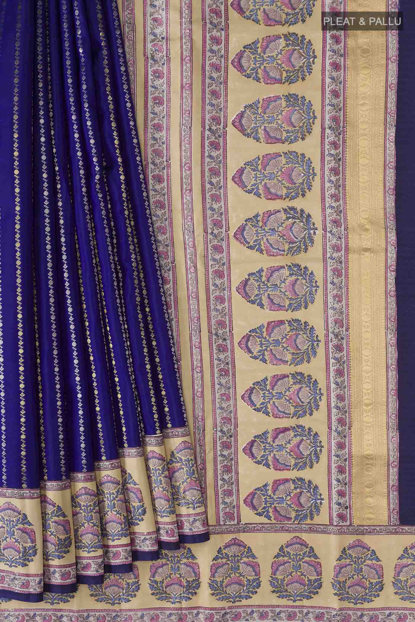pleats pallu