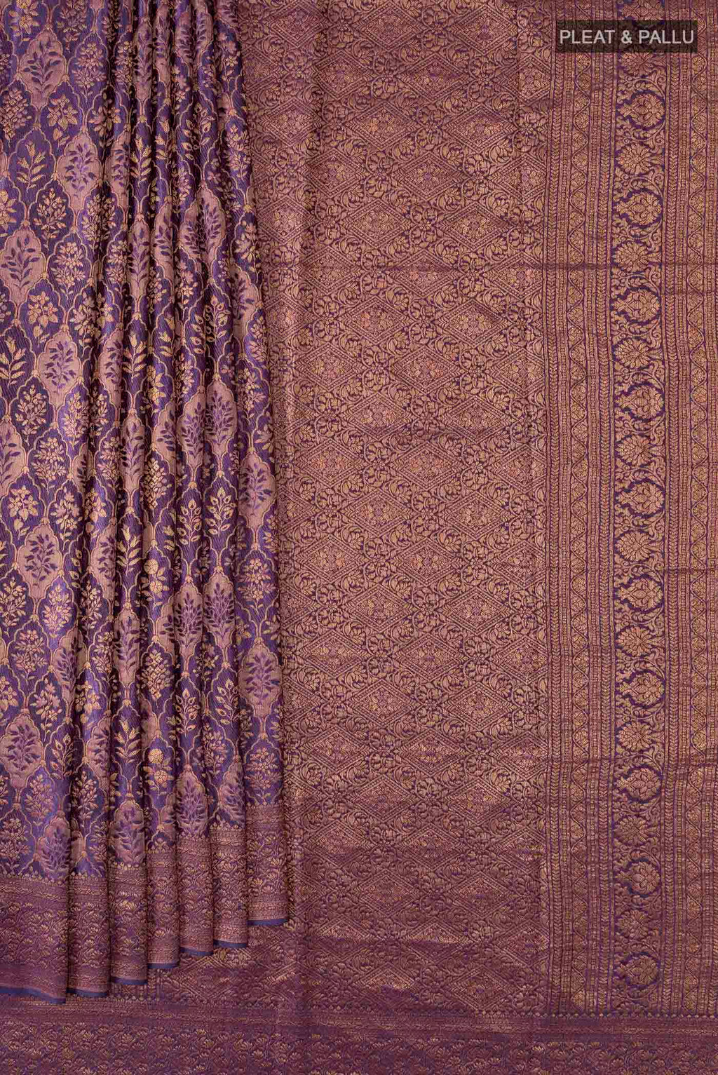 pleats pallu