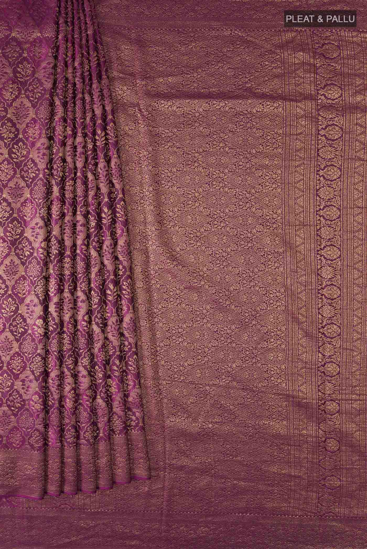 pleats pallu