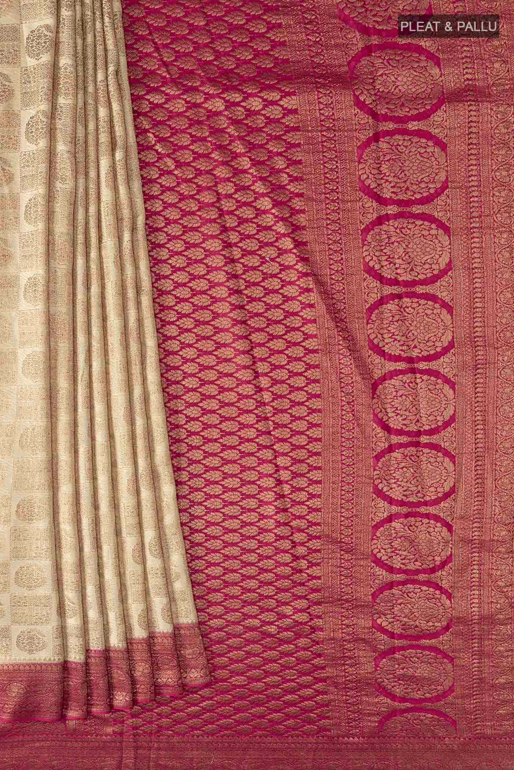 pleats pallu