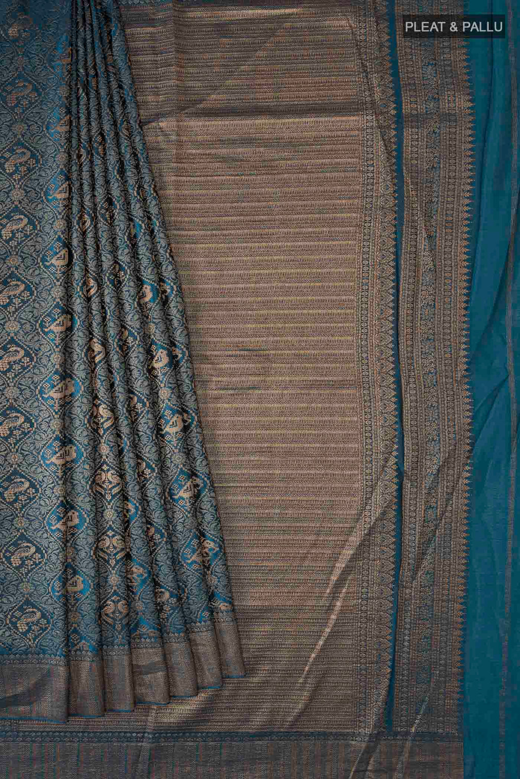 pleats pallu