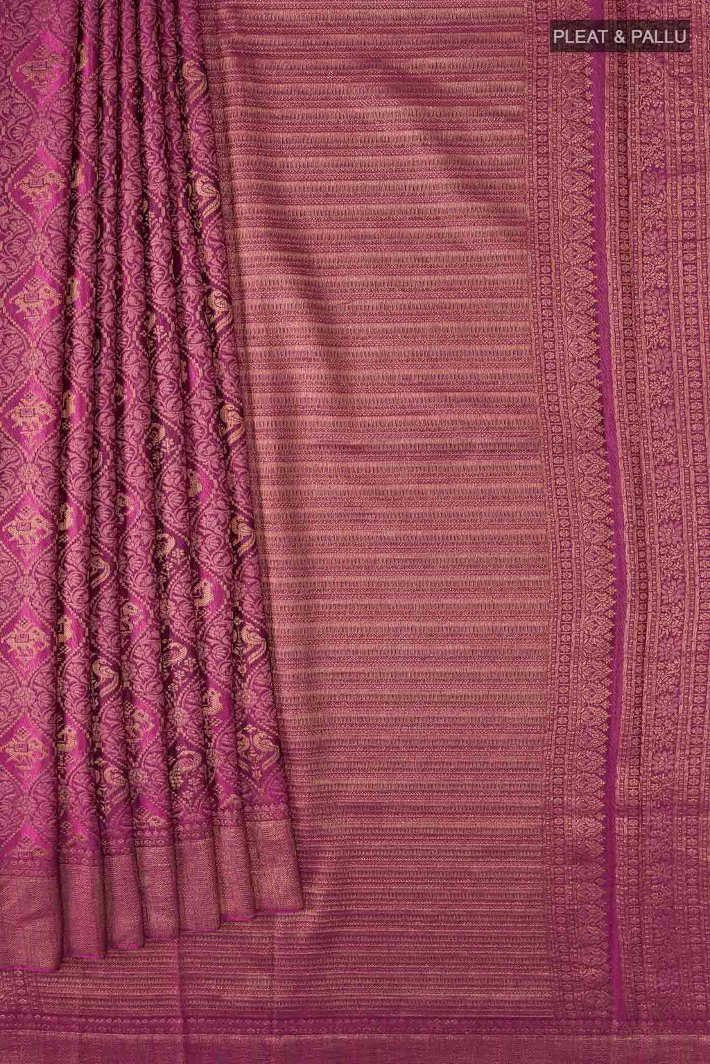 pleats pallu
