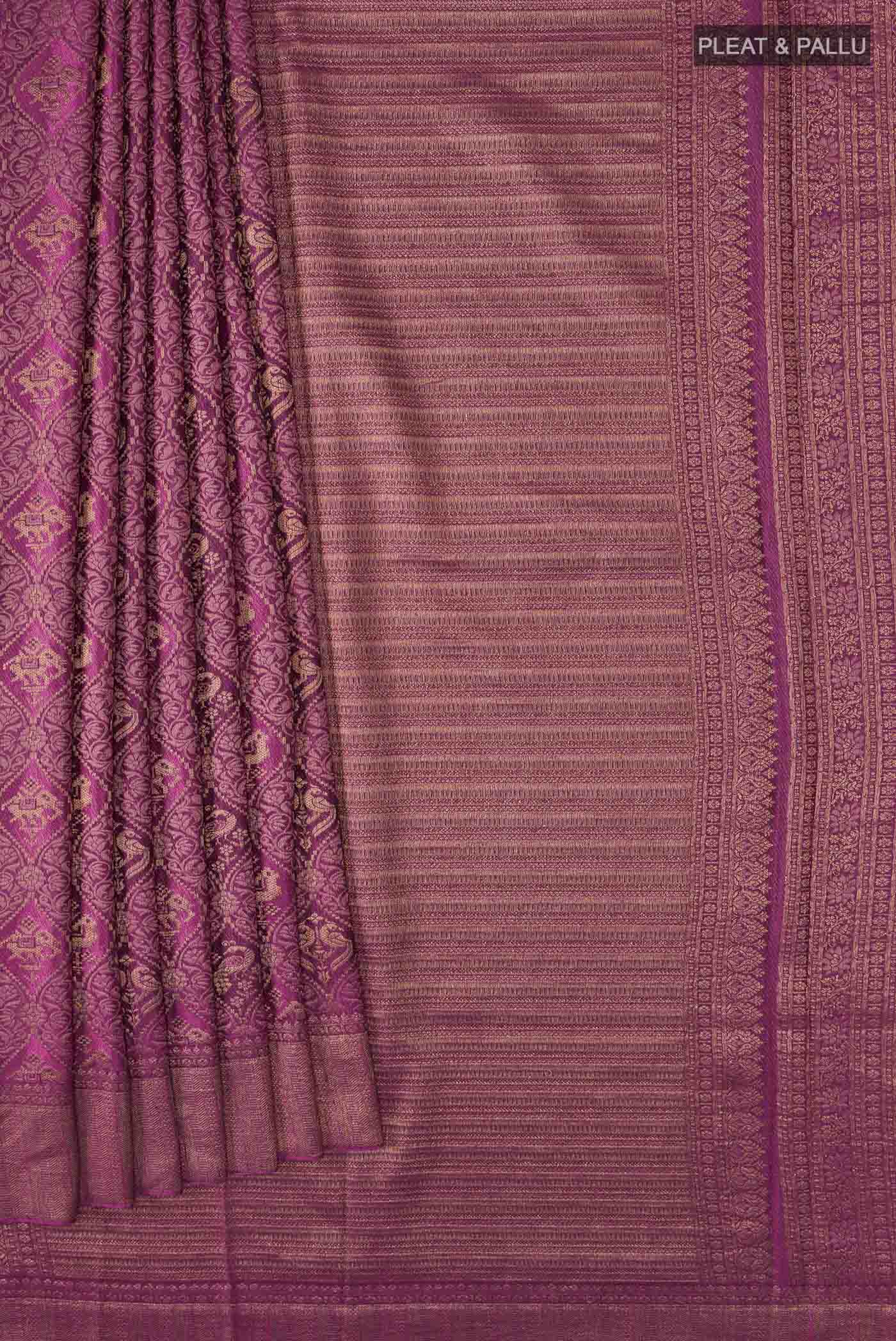 pleats pallu