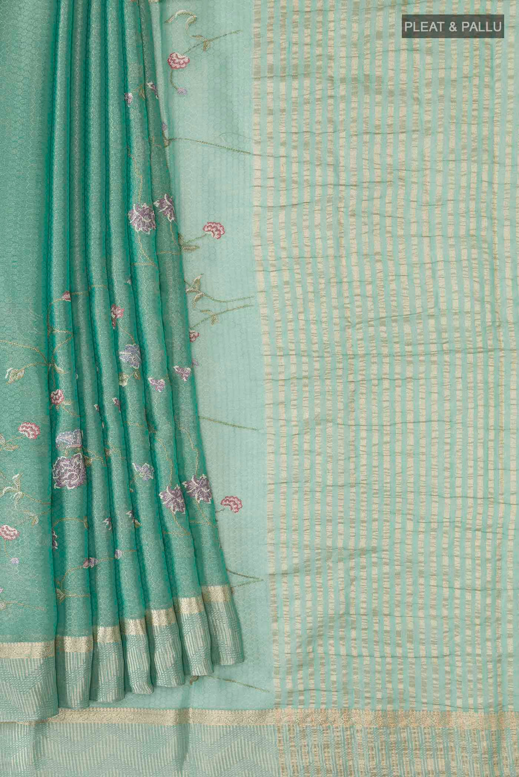 pleats pallu